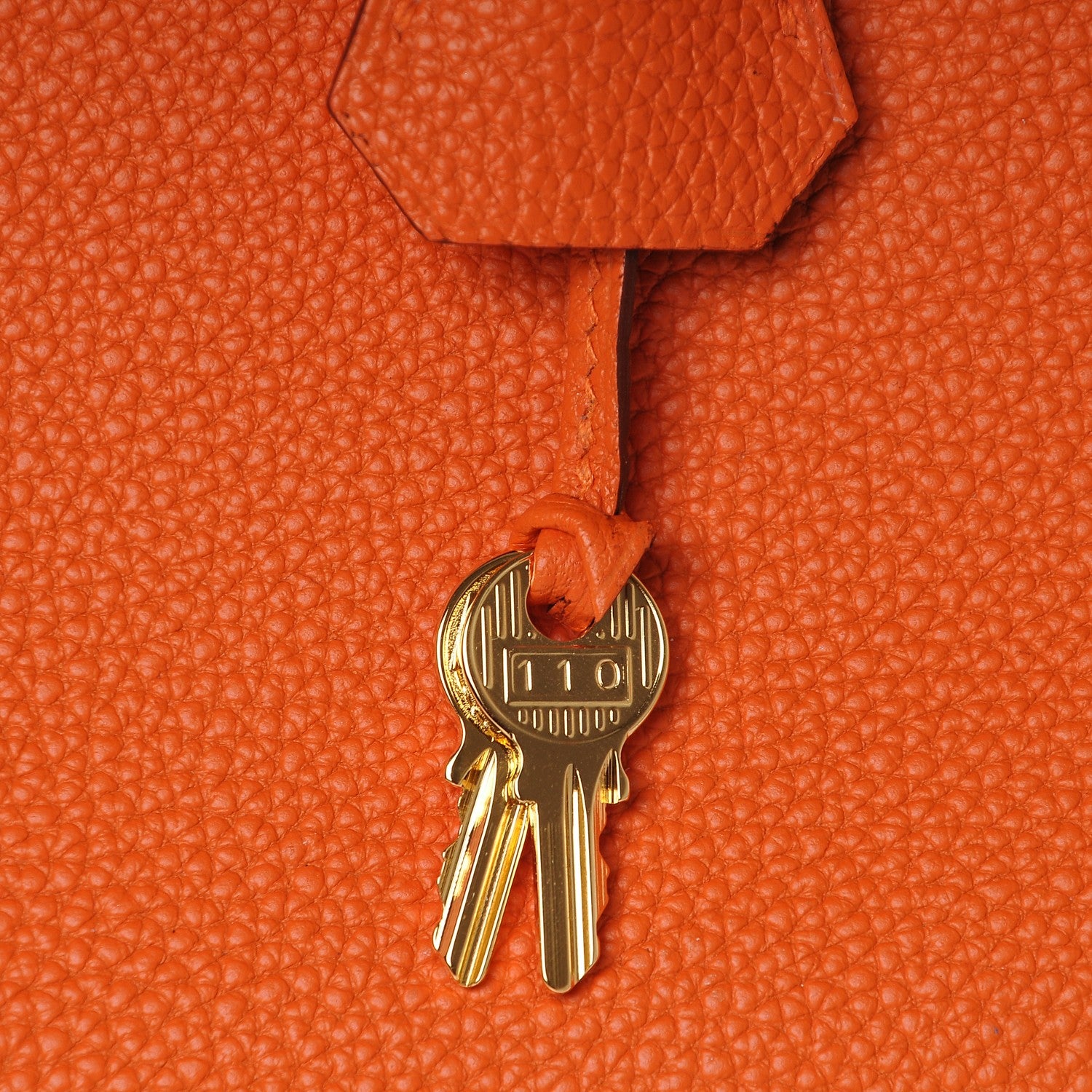 Hermes Togo Birkin 40 Orange 9 of 10