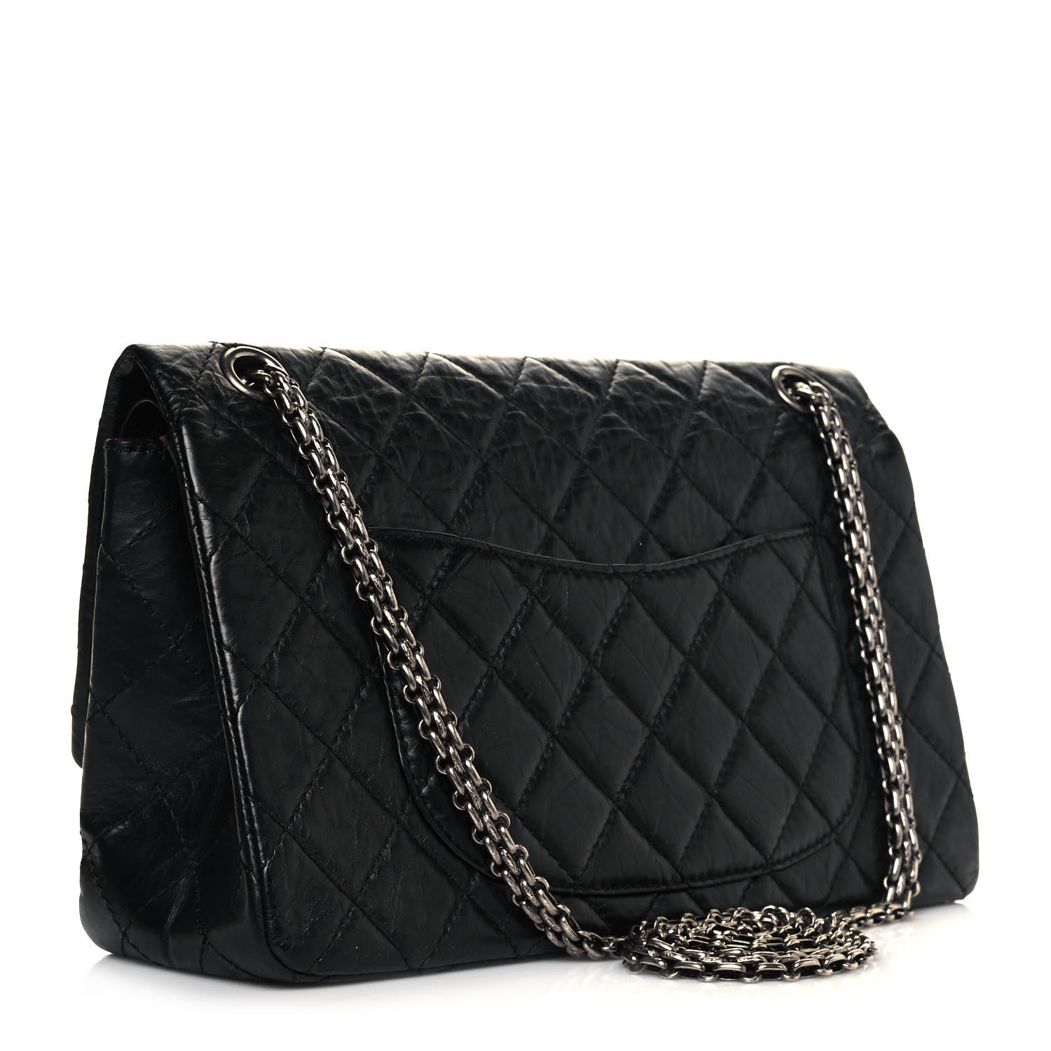 Chanel Aged Calfskin Quilted 2.55 Reissue 226 Flap Black 3 of 12