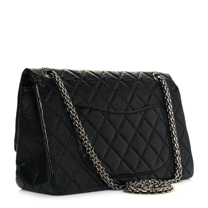 Chanel Aged Calfskin Quilted 2.55 Reissue 226 Flap Black 3 of 12