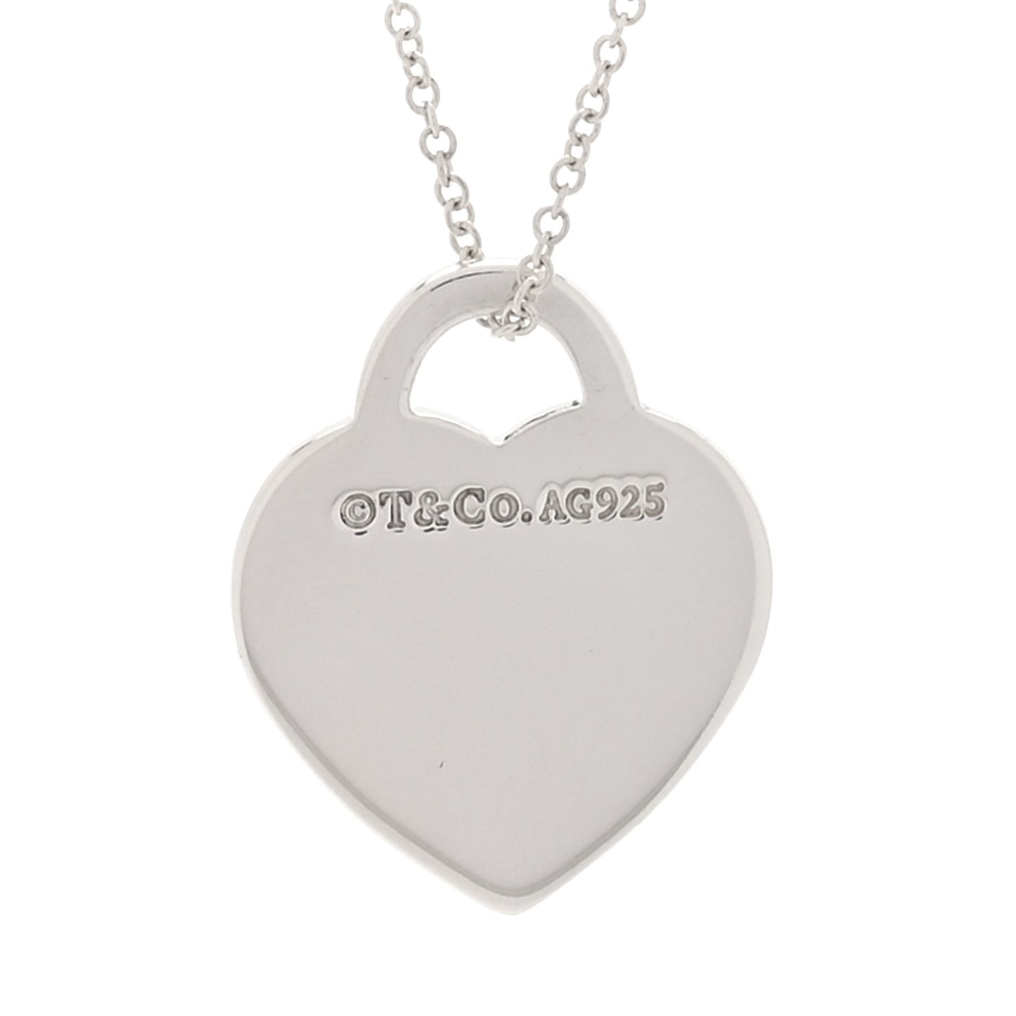 Sterling Silver Small Return To Tiffany Heart Pendant Necklace