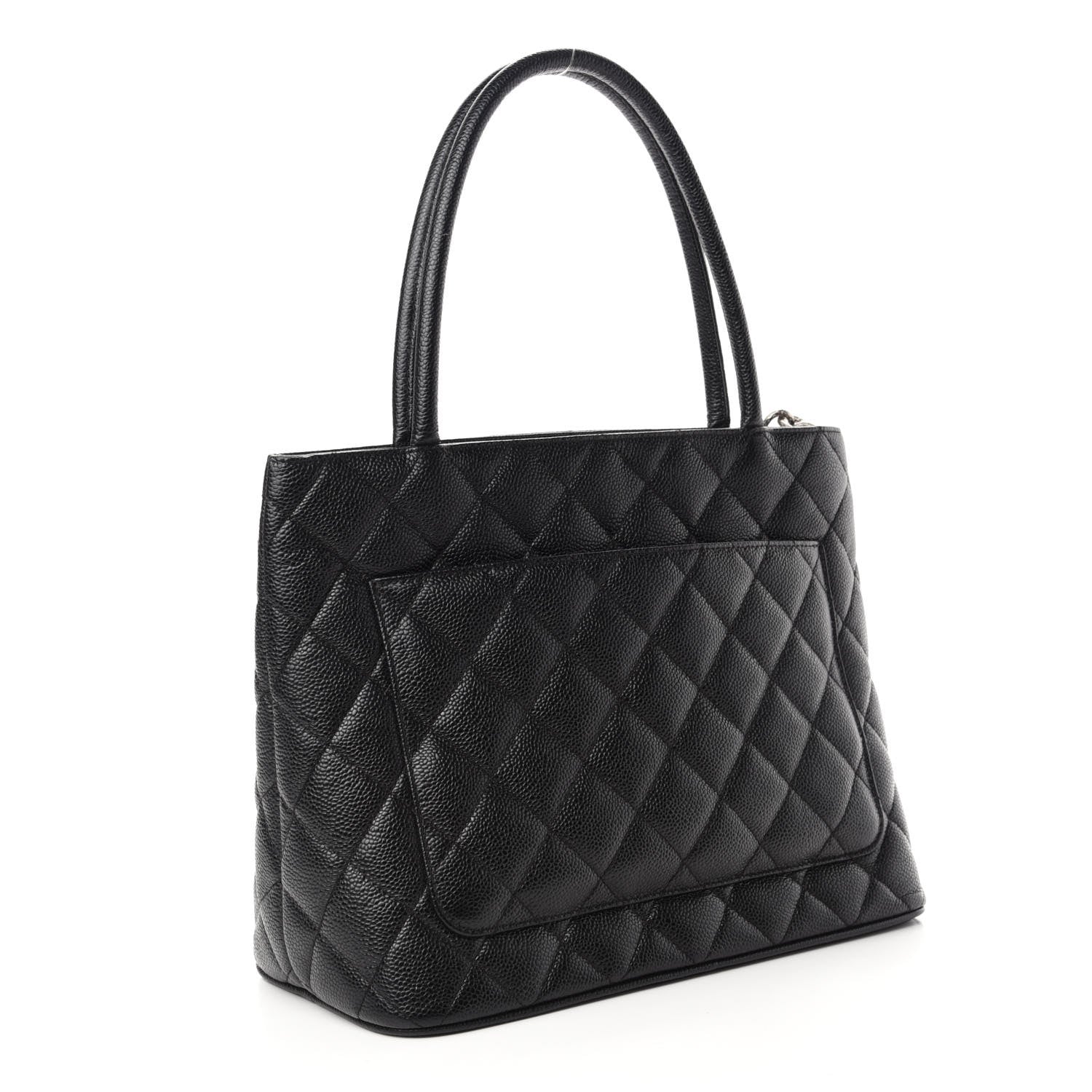 Chanel Caviar Quilted Medallion Tote Black 3 of 10