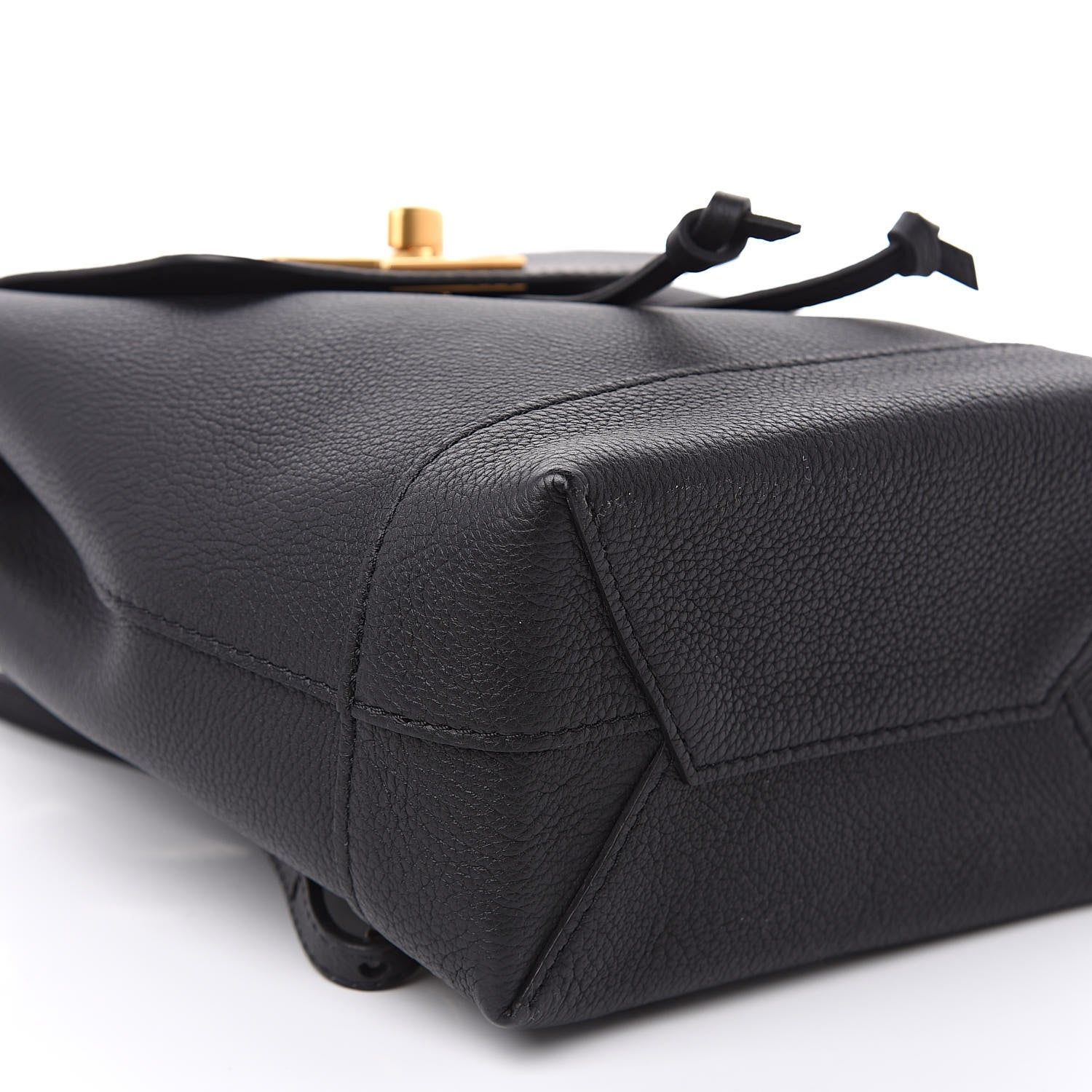 Louis Vuitton Calfskin Lockme Mini Backpack Black 7 of 8
