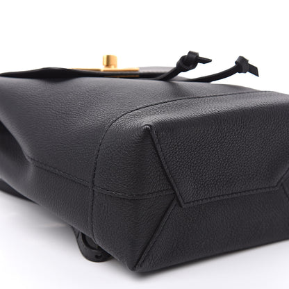 Louis Vuitton Calfskin Lockme Mini Backpack Black 7 of 8