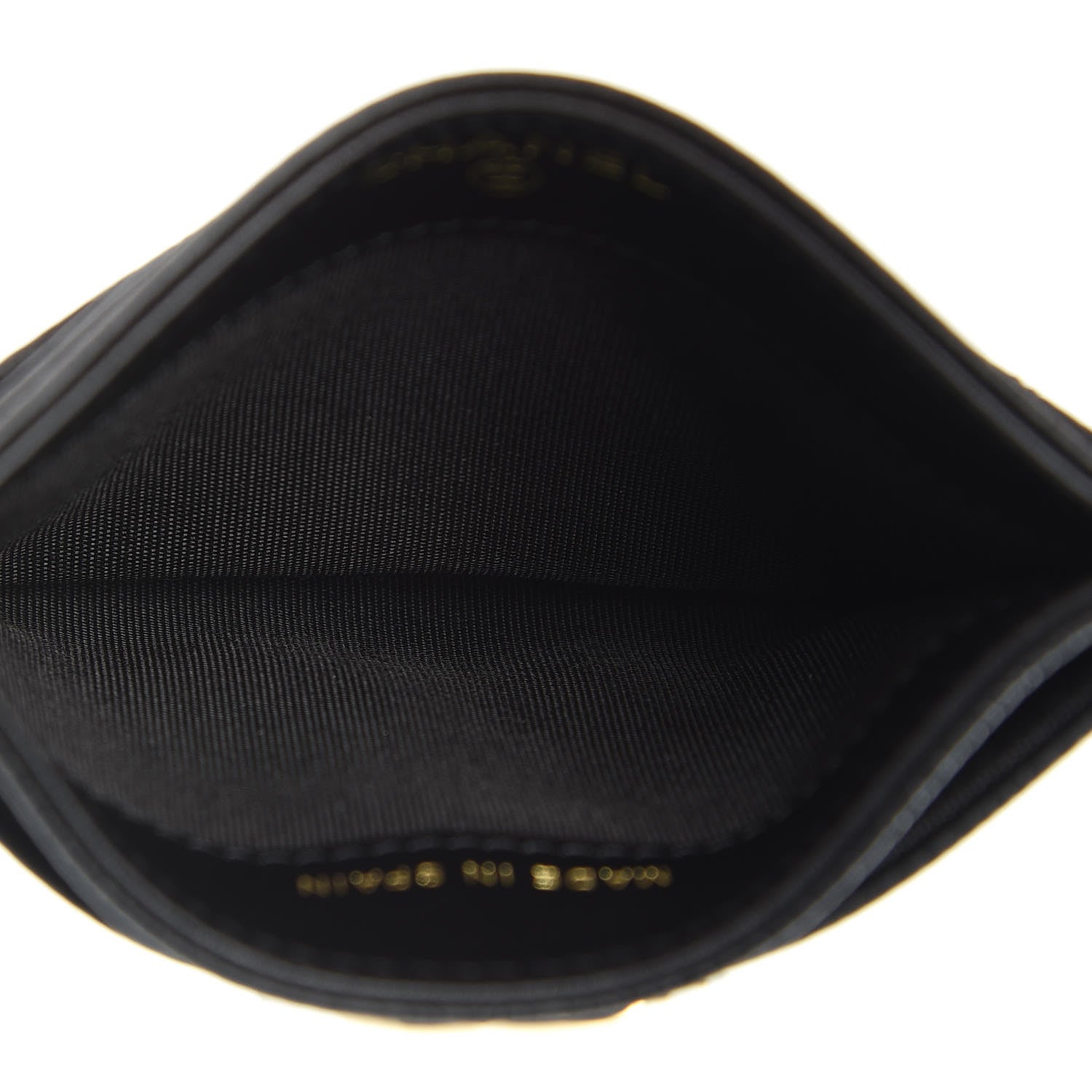 Chanel Caviar Quilted Boy Card Holder Black 5 of 9