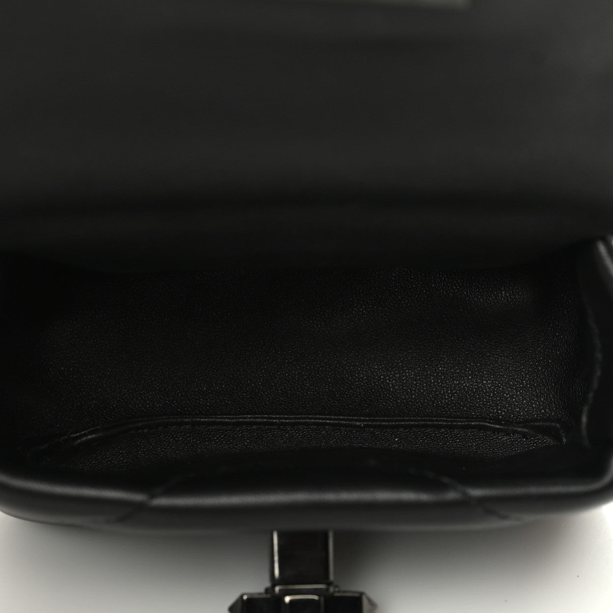 Valentino Garavani Nappa Monochrome Mini Roman Stud The Shoulder Bag Black 7 of 9
