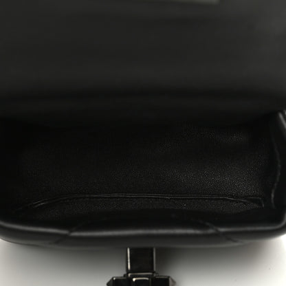 Valentino Garavani Nappa Monochrome Mini Roman Stud The Shoulder Bag Black 7 of 9