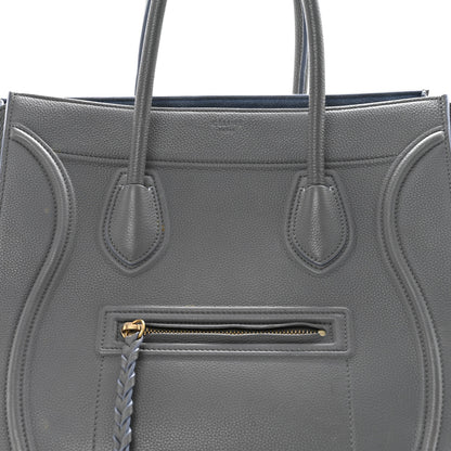 Celine Baby Grained Calfskin Medium Phantom Luggage Kohl 9 of 17