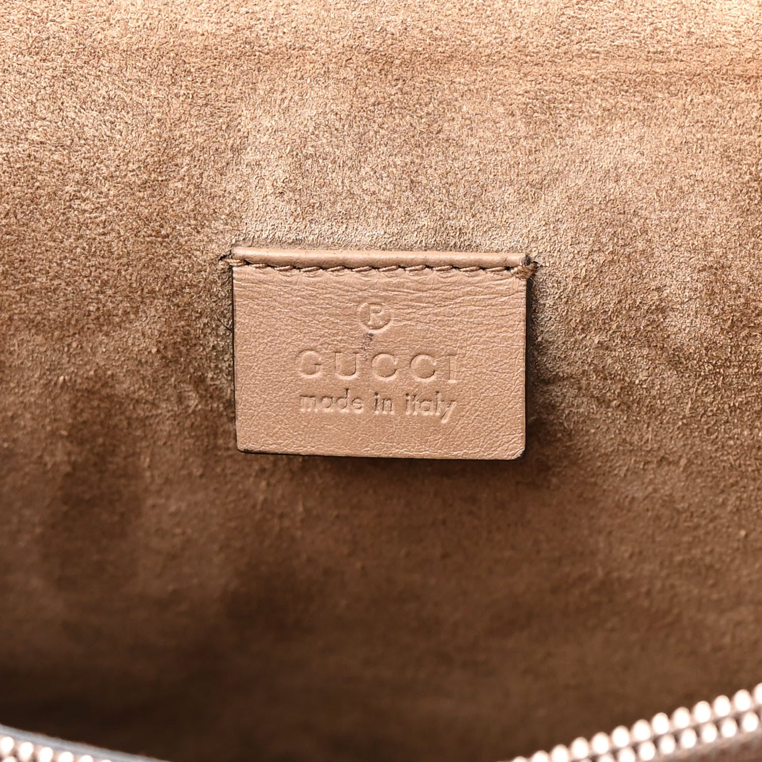 Gucci GG Supreme Monogram Medium Dionysus Shoulder Bag Taupe 6 of 10