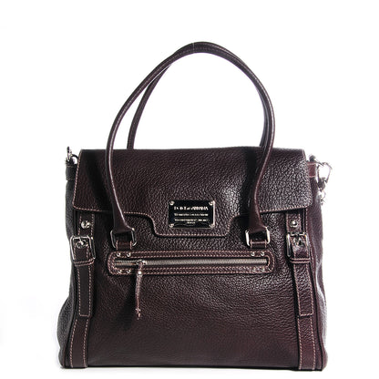 Dolce & Gabbana Grained Calfskin Large Easy Way Flap Tote Brown 1 of 8