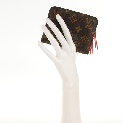 Louis Vuitton Monogram Insolite Coin Purse Wallet Red 2 of 7
