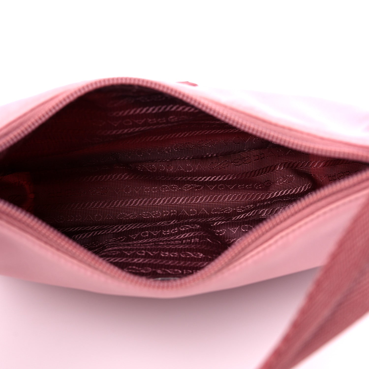 Prada Tessuto Nylon Saffiano Mini Re-Edition 2000 Bag Rosa 5 of 11