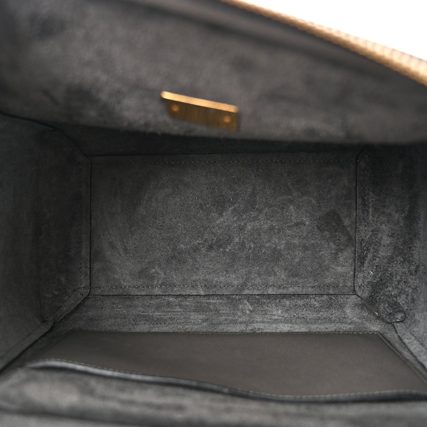 Grained Calfskin Micro Belt Bag Grey