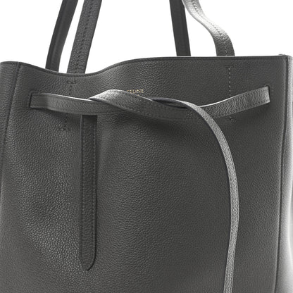 Celine Soft Grained Calfskin Medium Belt Cabas Phantom Grey 7 of 10
