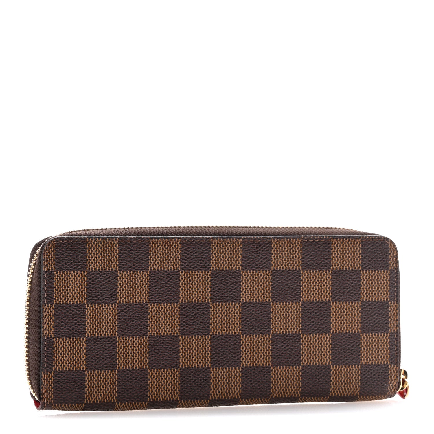Louis Vuitton Damier Ebene Clemence Wallet Cherry 3 of 11