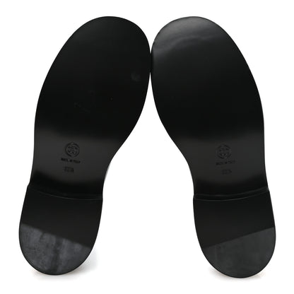 Chanel Calfskin Cap Toe CC Riding Boots 39.5 Black 5 of 8