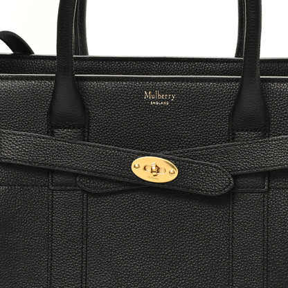 Mulberry Classic Grain Small Bayswater Zip Tote Black 7 of 9