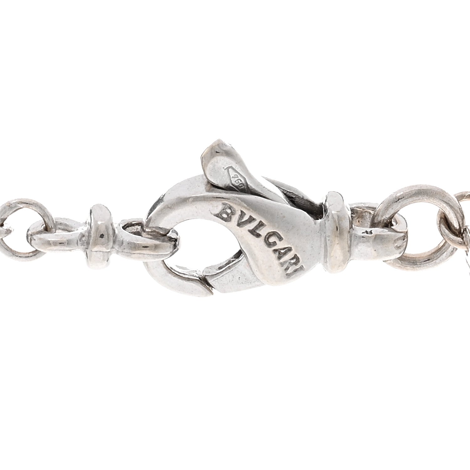 Bulgari 18K White Gold B.Zero1 Pendant Necklace 4 of 4