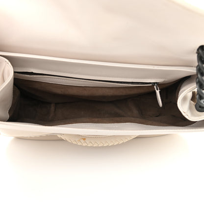 Bottega Veneta Intrecciato Rialto Shoulder Bag White 5 of 11