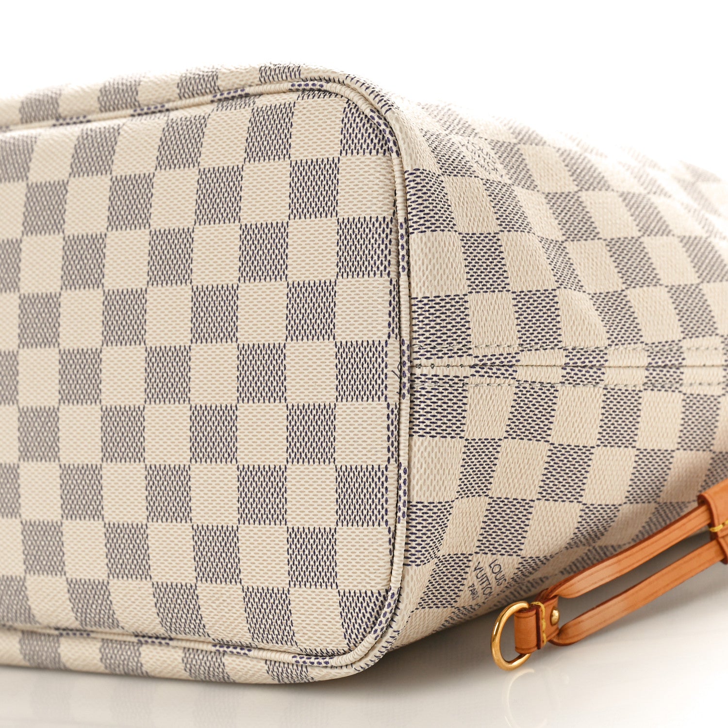 Louis Vuitton Damier Azur Neo Neverfull MM Rose Ballerine 11 of 11