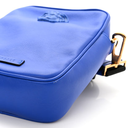 Versace Calfskin Mini La Medusa Messenger Bag Blue 9 of 9