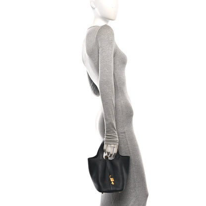 Hermes Taurillon Clemence Picotin Lock 18 PM Black 2 of 10