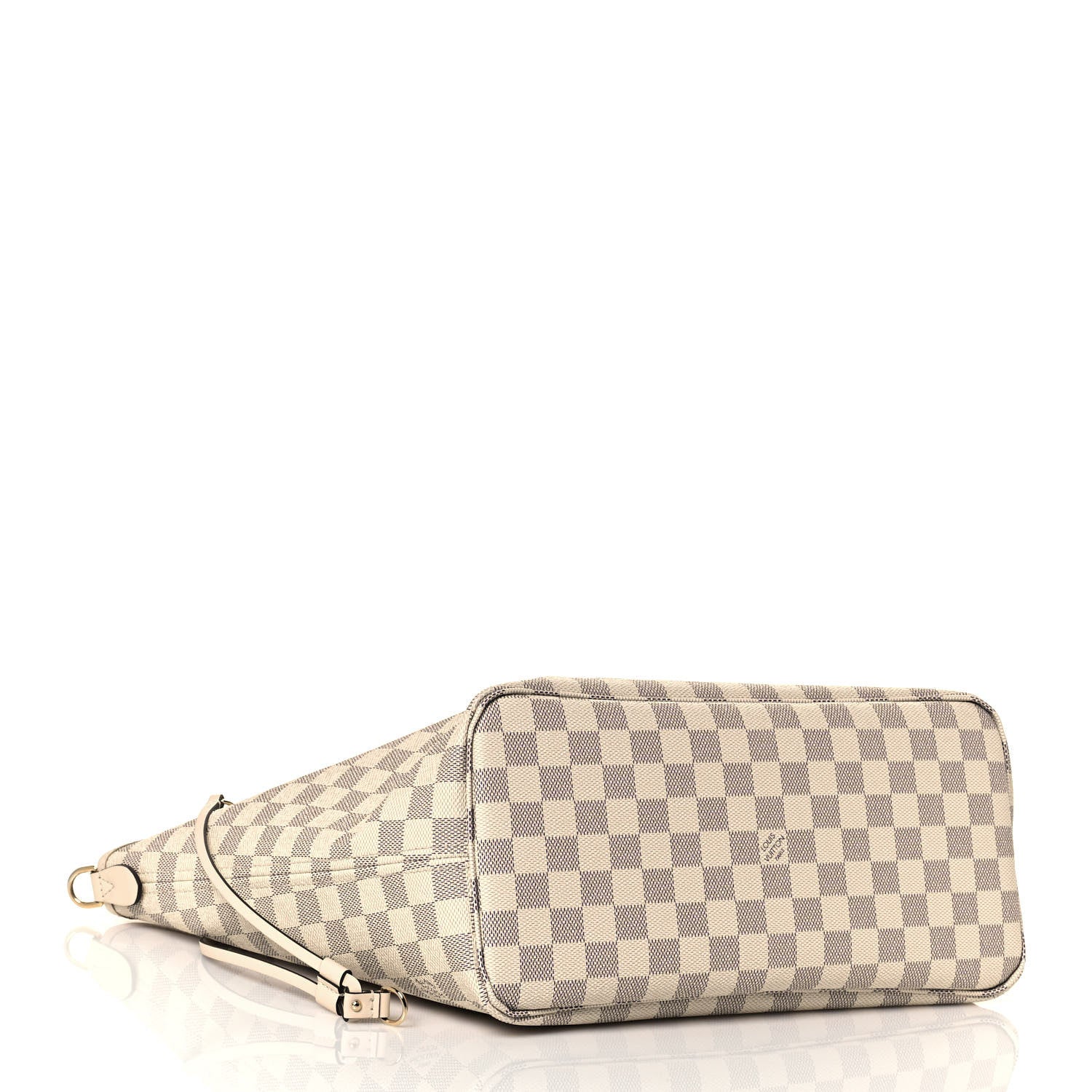 Louis Vuitton Damier Azur Braided Neverfull MM Pink 5 of 13