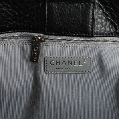 Chanel Calfskin Cerf Executive Shopper Tote Black 6 of 7