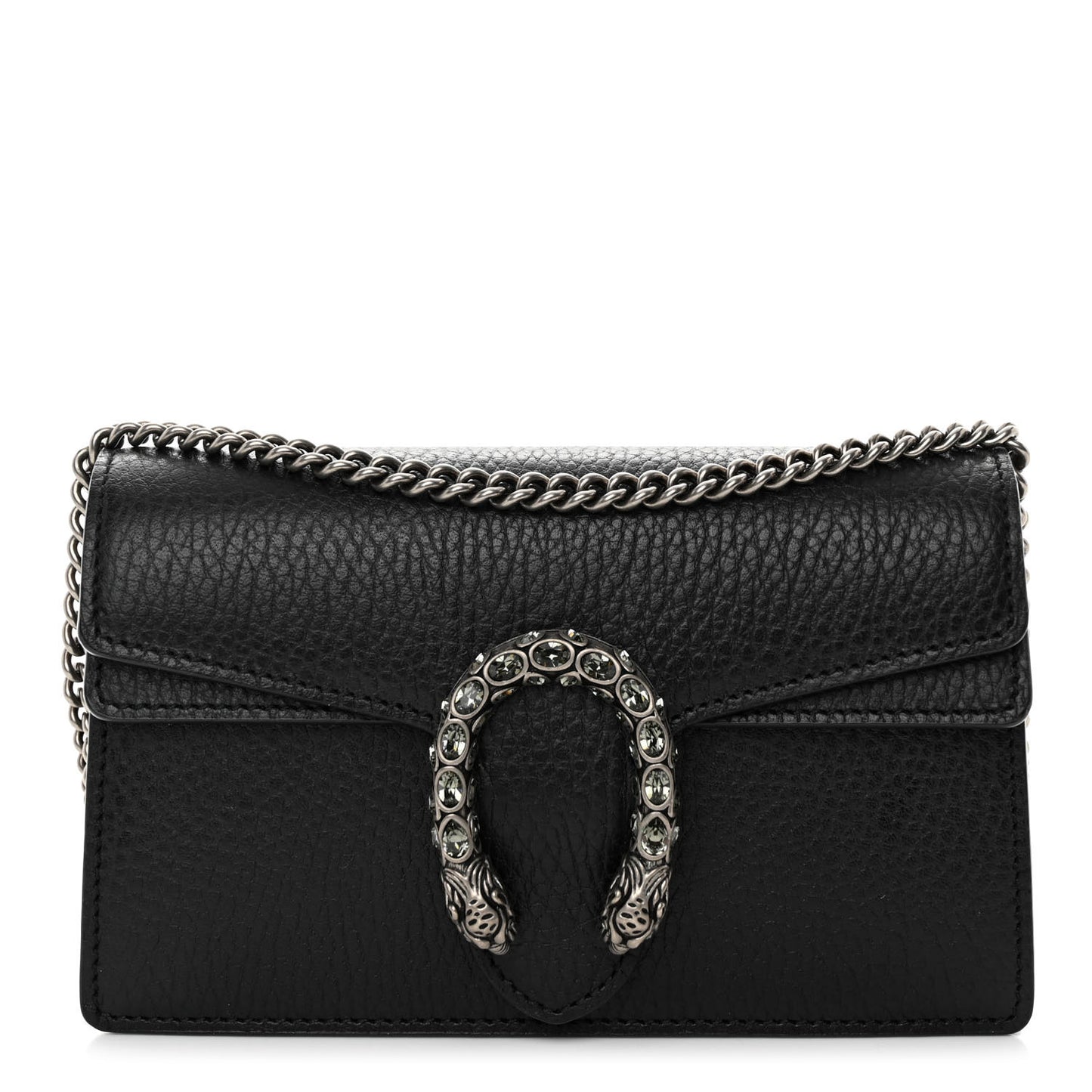 Calfskin Super Mini Dionysus Shoulder Bag Black