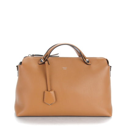 Fendi Vitello Dolce Large By The Way Boston Bag Orzo 1 of 8