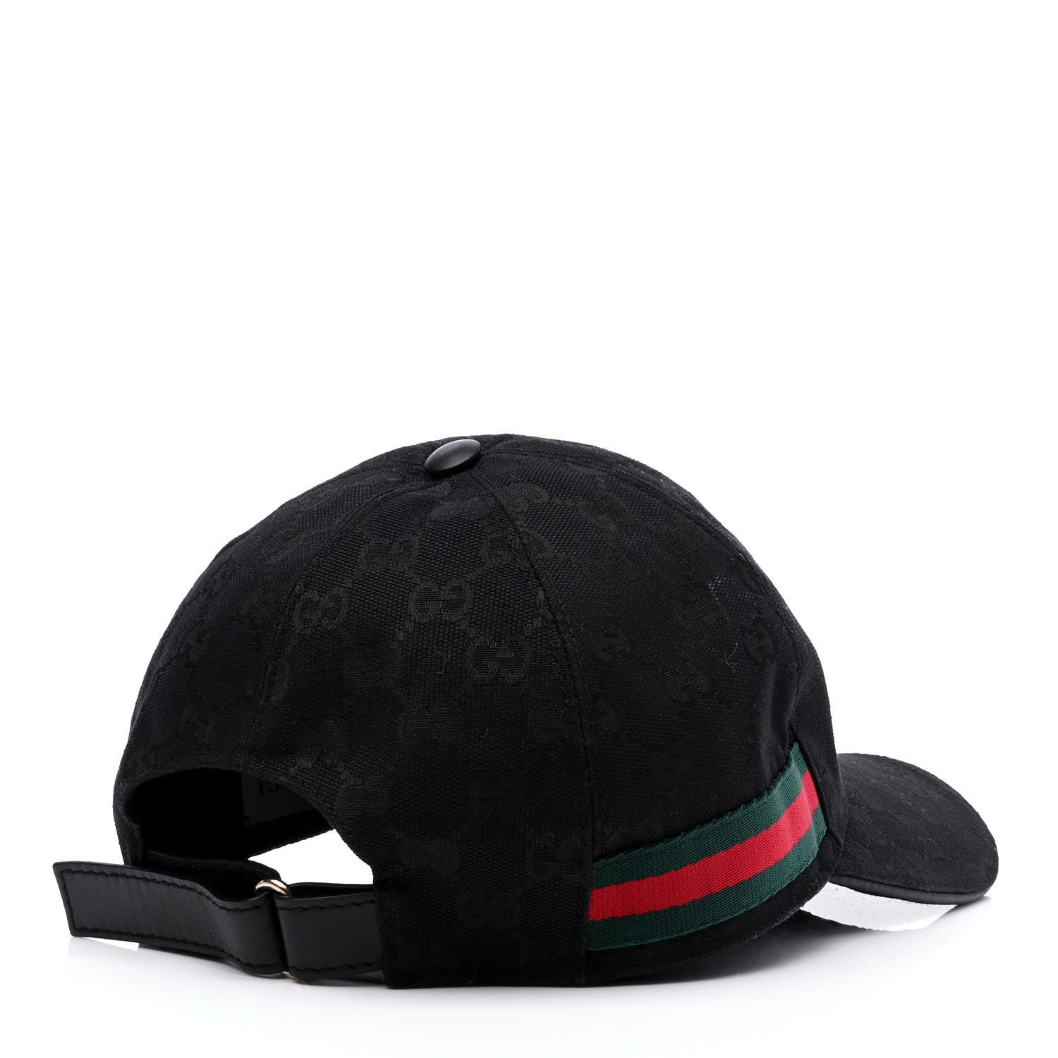Gucci Monogram Web Baseball Hat M Black 2 of 6