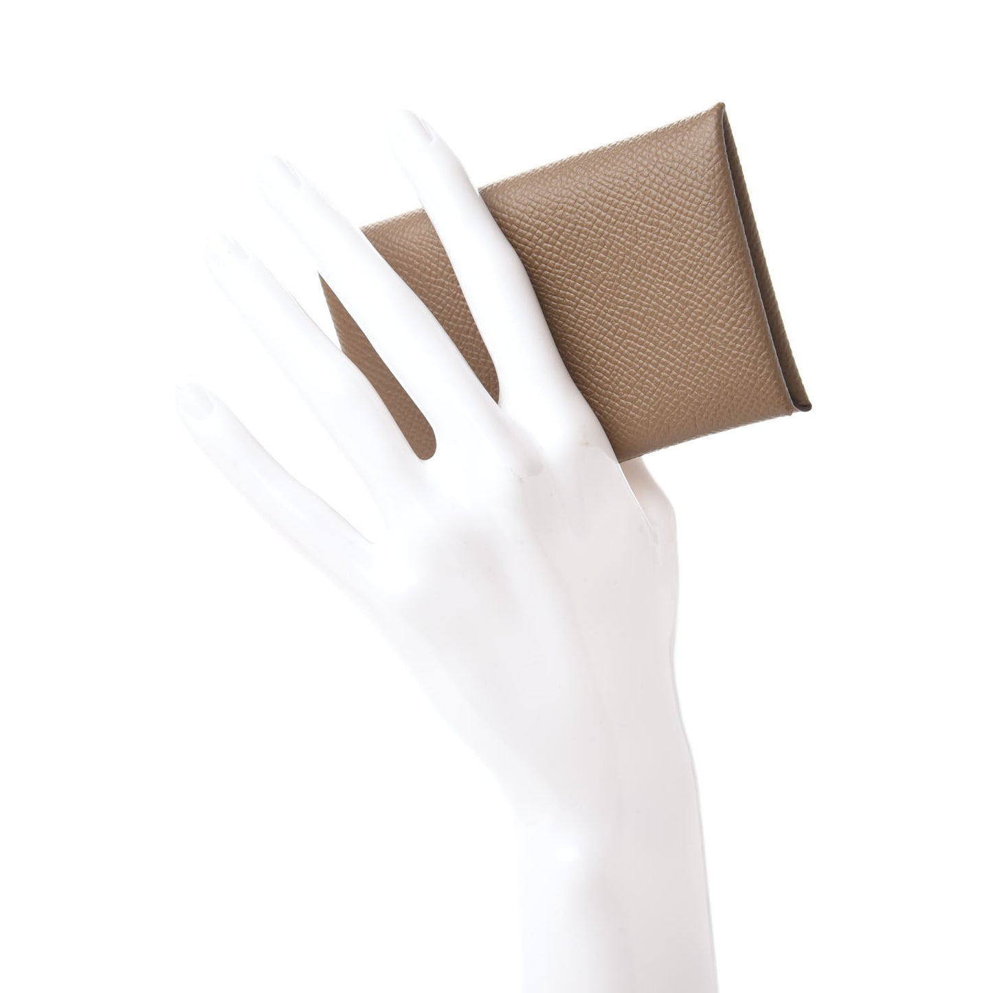Epsom Calvi Card Case Etoupe