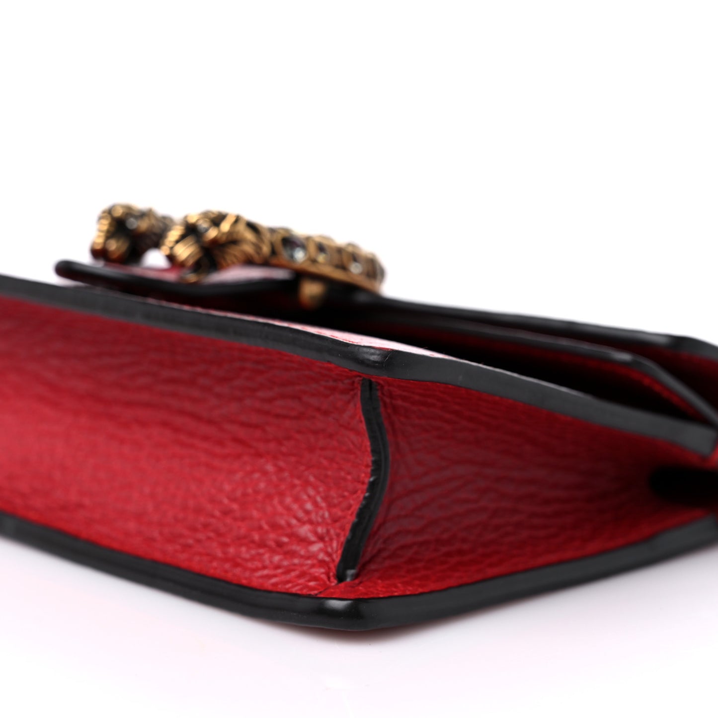 Calfskin Super Mini Dionysus Shoulder Bag Hibiscus Red
