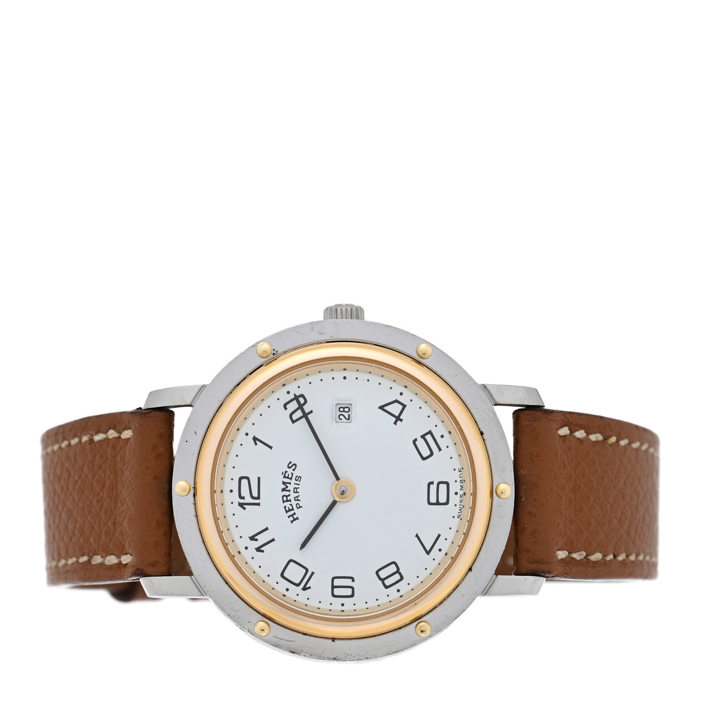 Stainless Steel Epsom 30mm Clipper Quartz Watch Gold