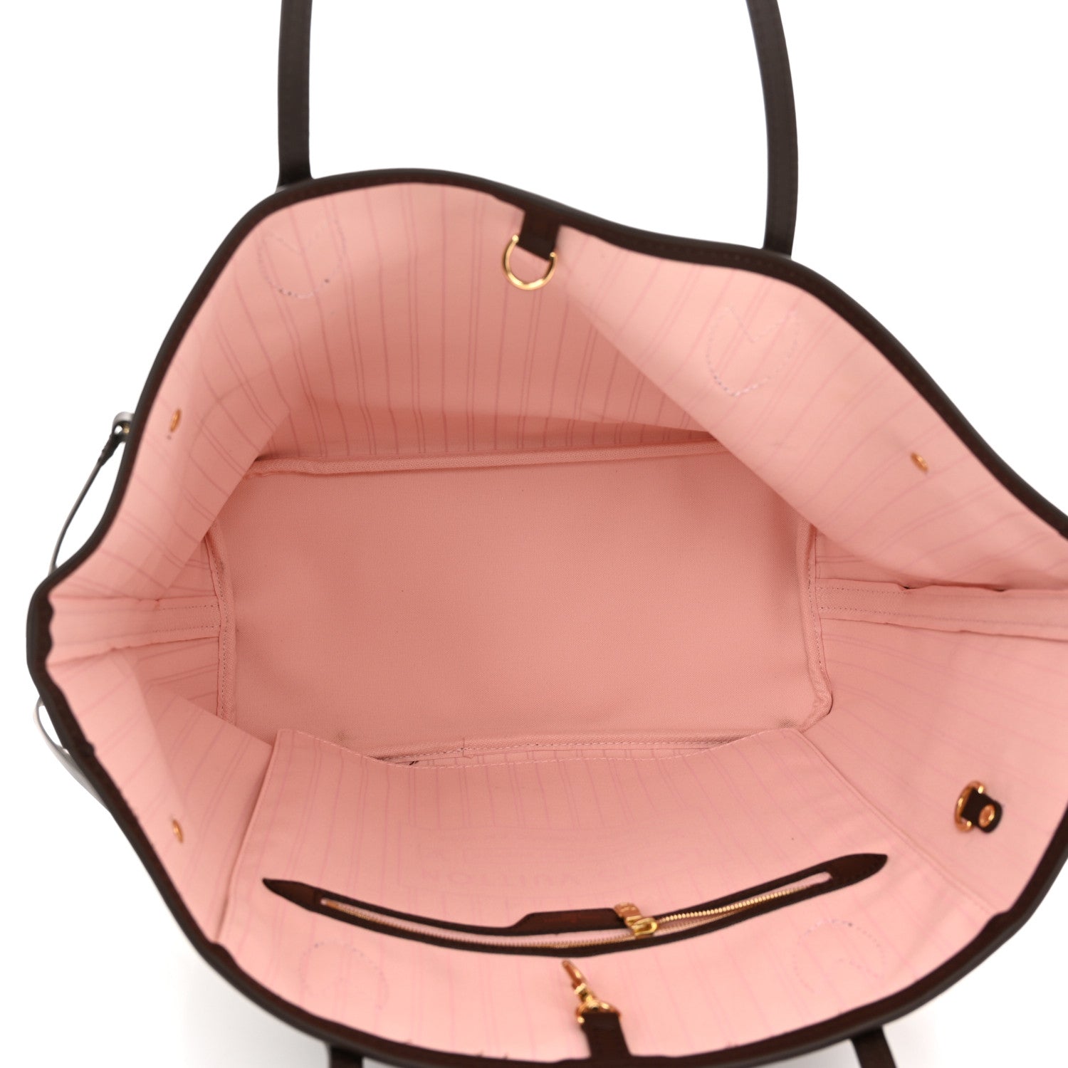Louis Vuitton Damier Ebene Neo Neverfull MM Rose Ballerine 5 of 11