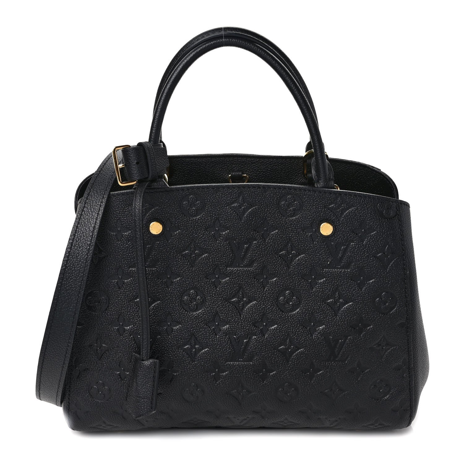 Louis Vuitton Empreinte Montaigne MM Black 1 of 9