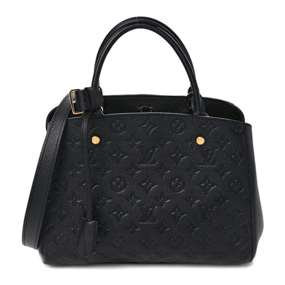 Louis Vuitton Empreinte Montaigne MM Black 1 of 9