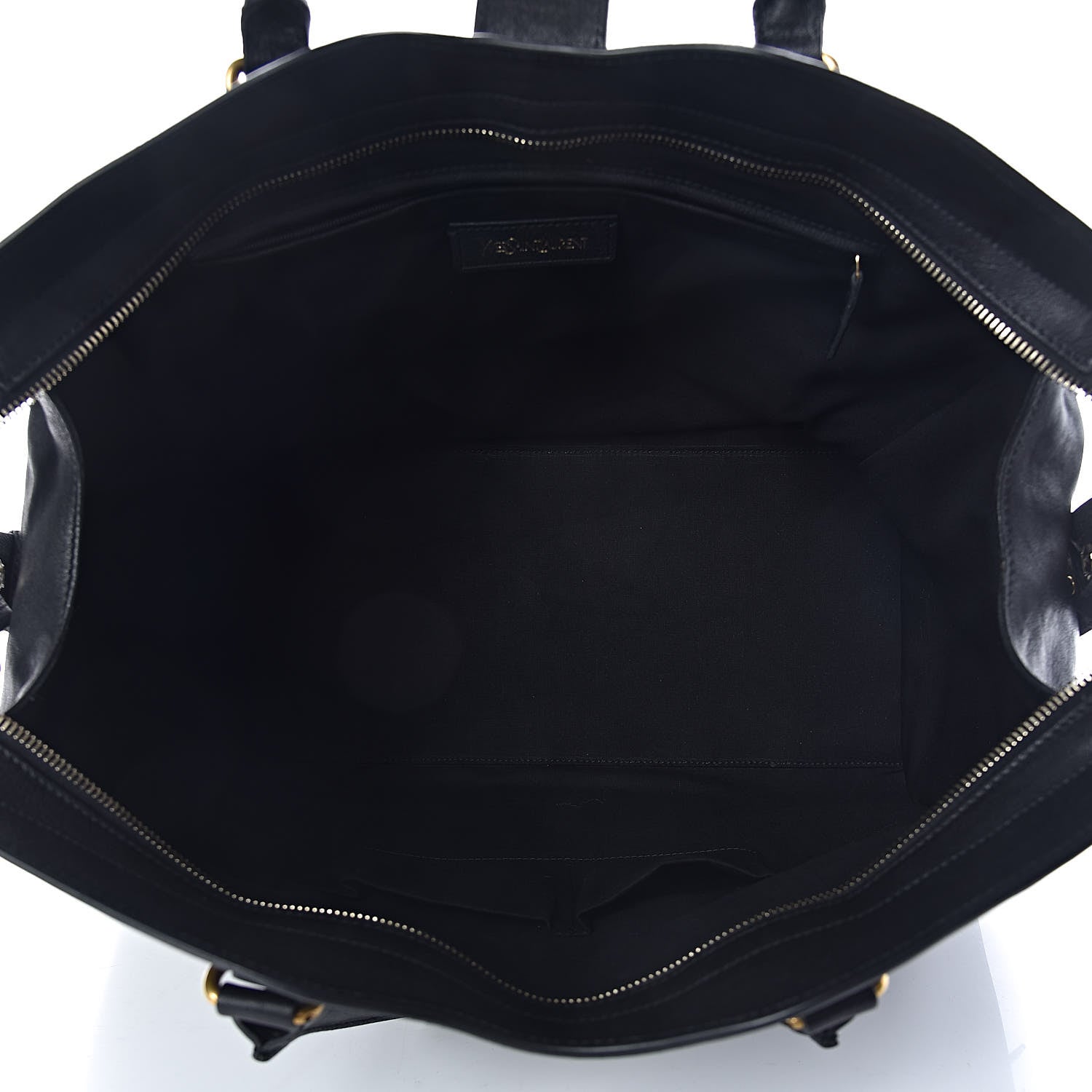 Saint Laurent Sheepskin Large Cabas ChYc Black 5 of 10