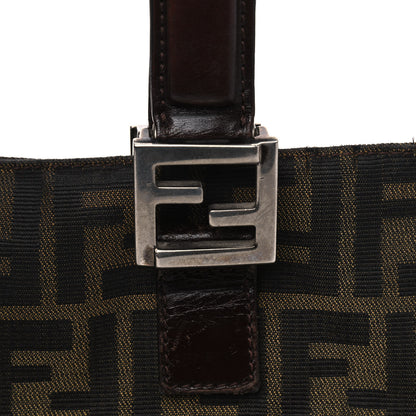 Fendi Zucca Top Handle Tote Tobacco 15 of 19