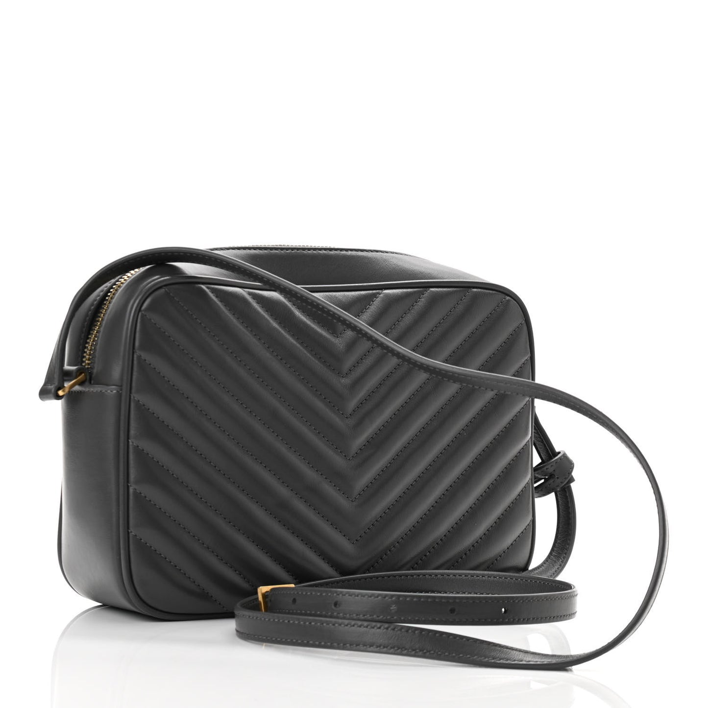 Calfskin Matelasse Monogram Lou Camera Bag Dark Smog