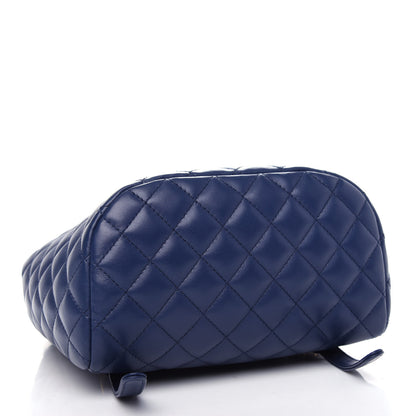 Chanel Calfskin Quilted Small Urban Spirit Backpack Navy 3 of 9