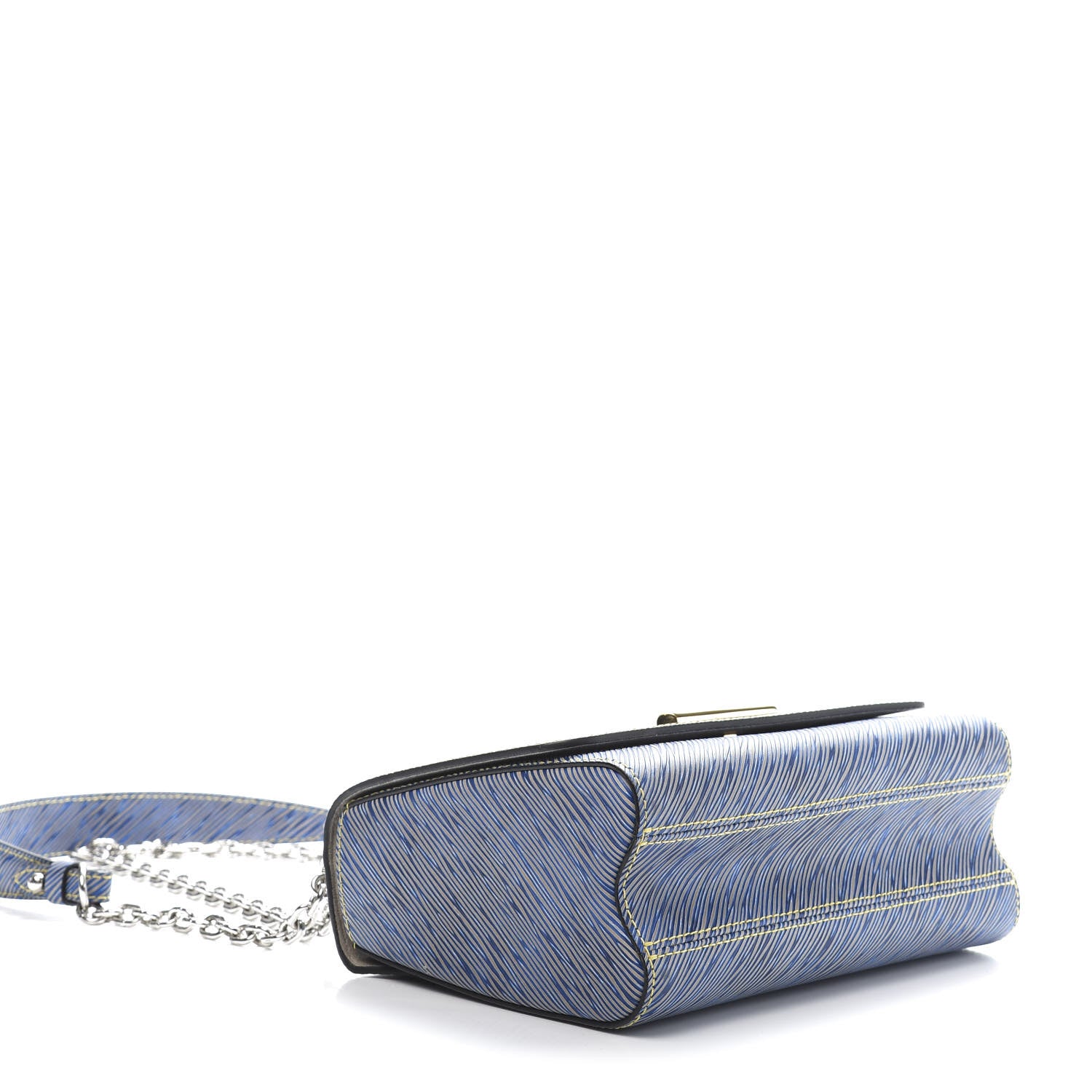 Louis Vuitton Epi Twist Shoulder Bag MM Denim Light 5 of 11