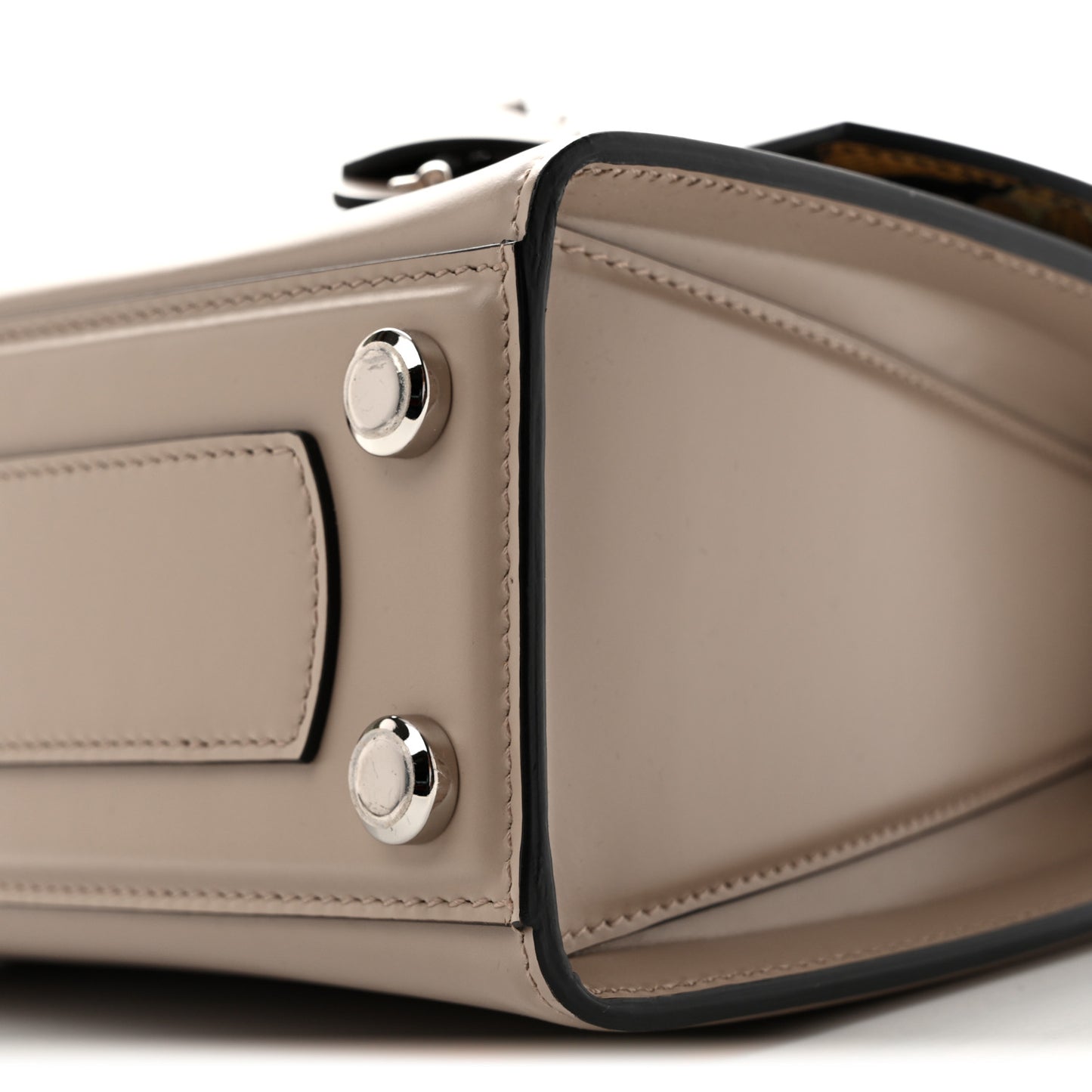 Smooth Calfskin Mini Boxyz Grey