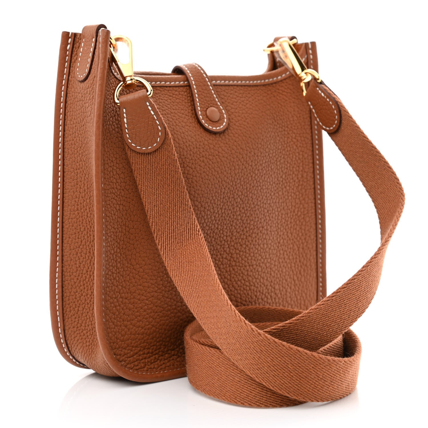 Hermes Taurillon Clemence Evelyne TPM Gold 3 of 11