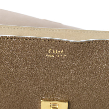 Chloe Grained Lambskin Drew Shoulder Bag Woody Khaki 5 of 16