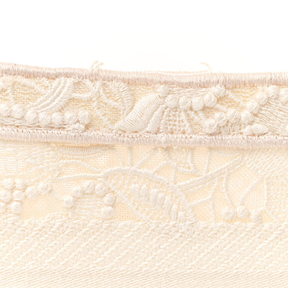 Christian Dior Transparent Embroidered Mesh Macrame Mini Book Tote White 8 of 12