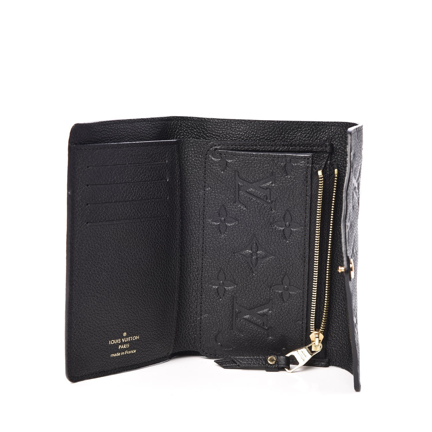 Louis Vuitton Empreinte Compact Curieuse Wallet Black 5 of 8