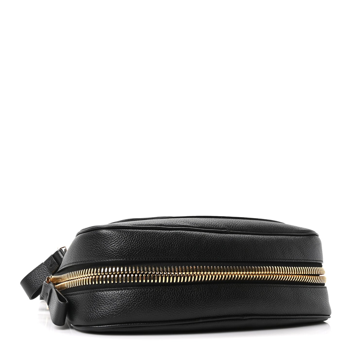 Grained Calfskin Medium Jennifer Crossbody Bag Black