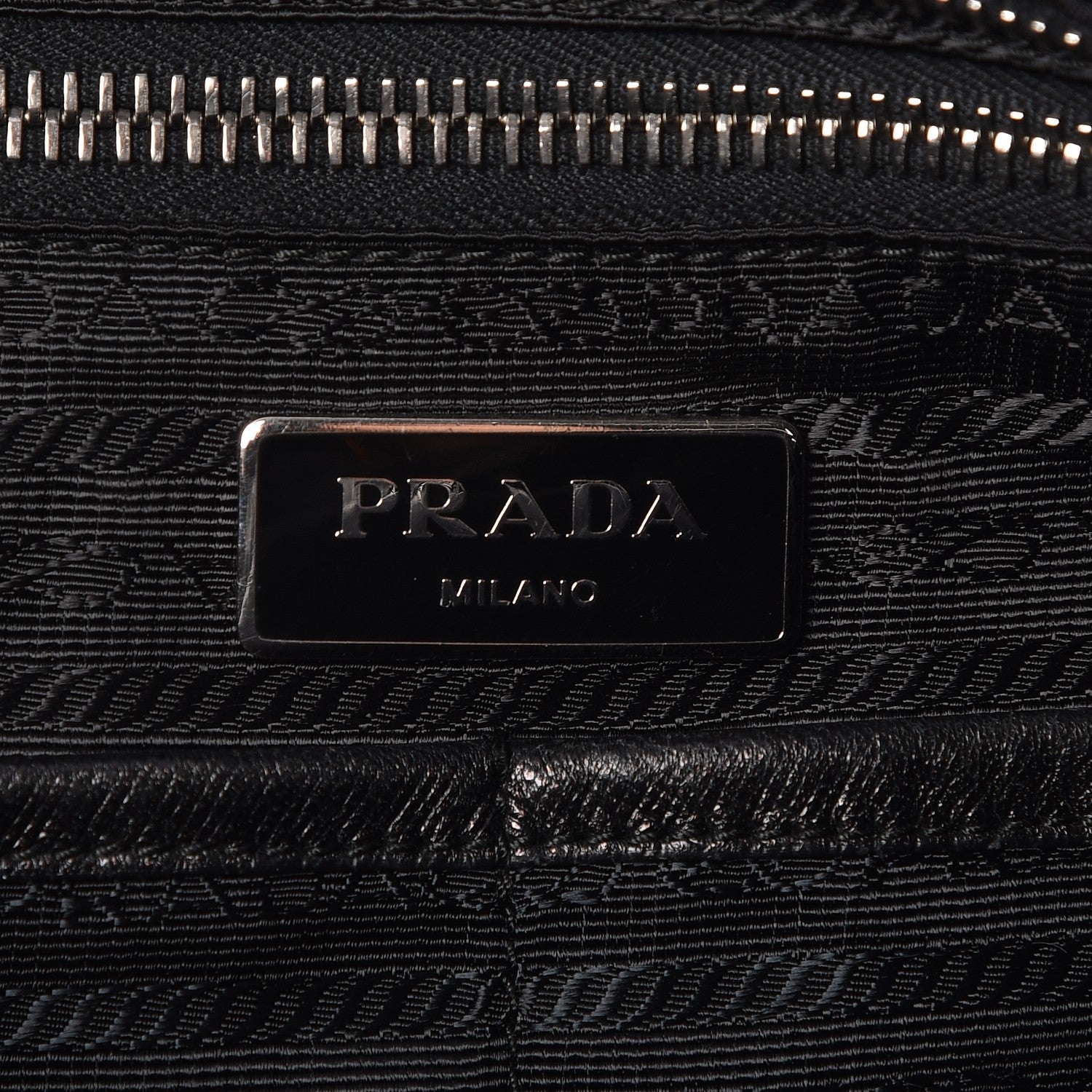 Prada Tessuto Nylon Vela Diaper Bag Black 6 of 9