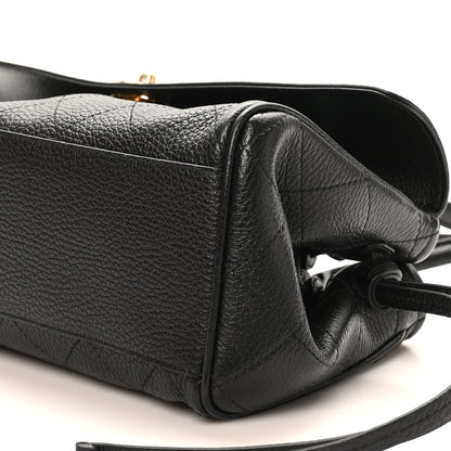 Chanel Grained Calfskin Stitched Urban Essentials Small Shopping Bag Black 30 of 33