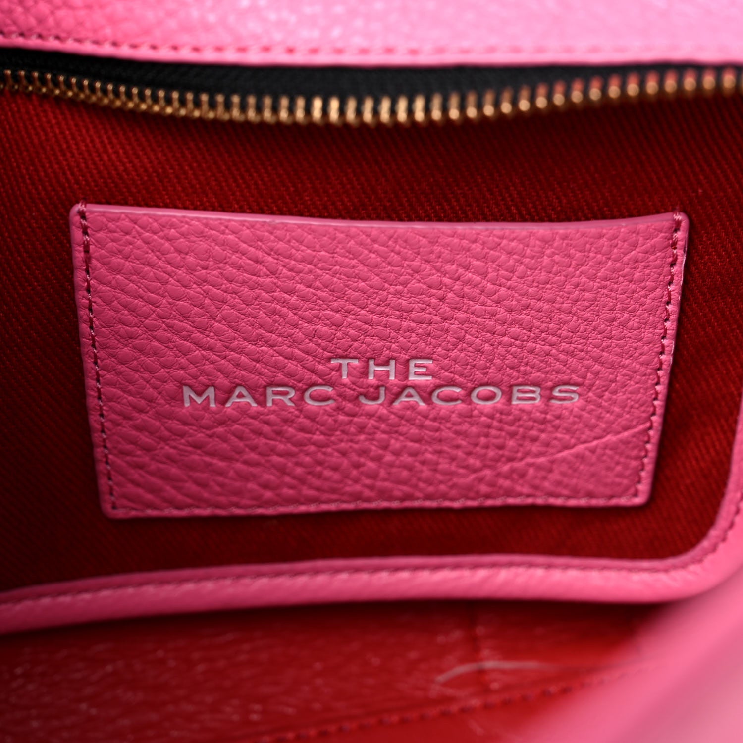 Marc Jacobs Grained Calfskin Small The Tote Bag Pink 7 of 12